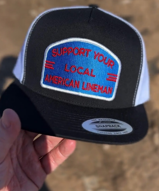 Support Your Local American Lineman Hat