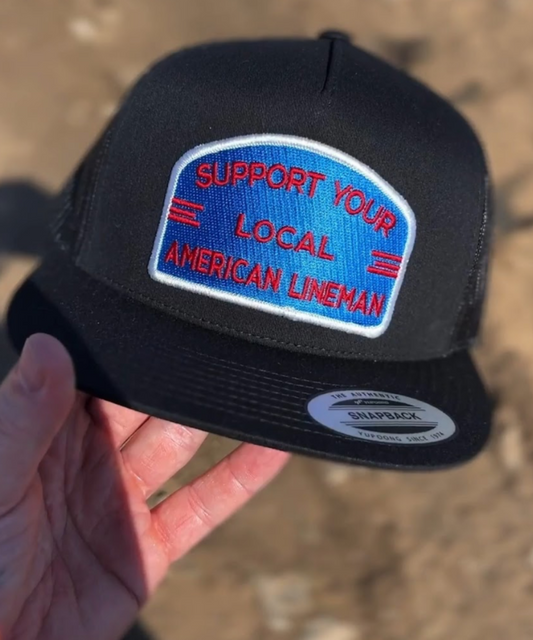 Support Your Local American Lineman Hat