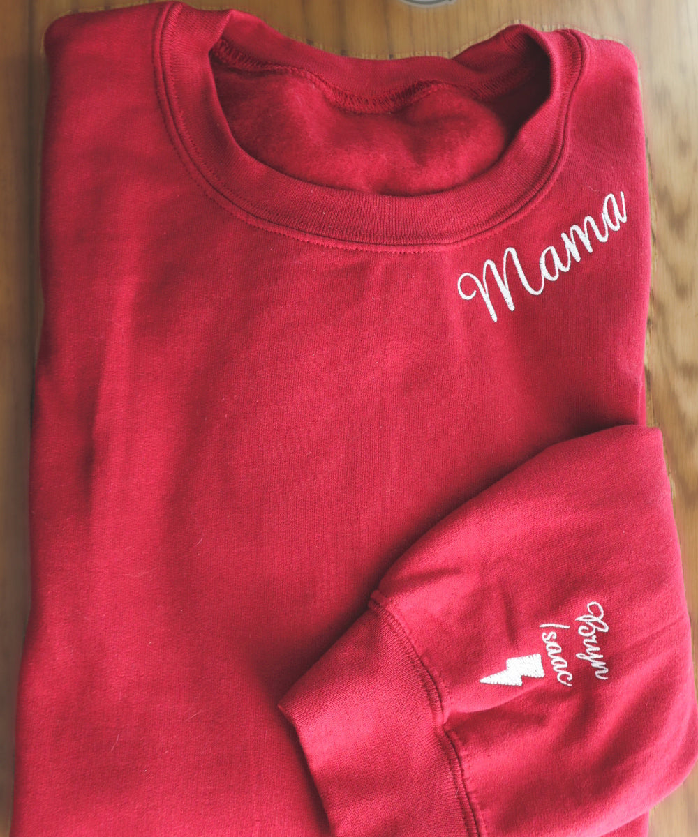 Mama Embroidered Crewnecks