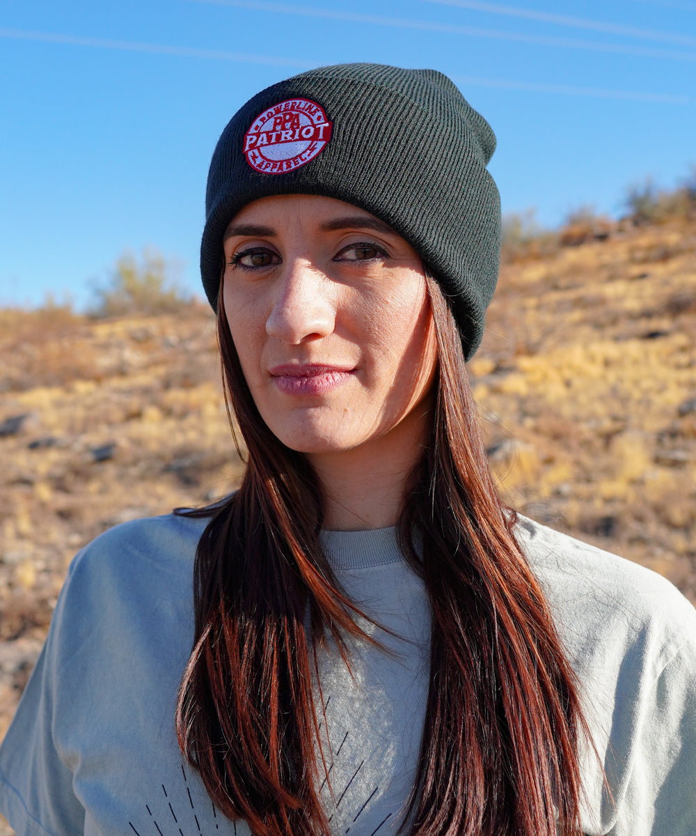 Powerline Patriot Logo Beanie