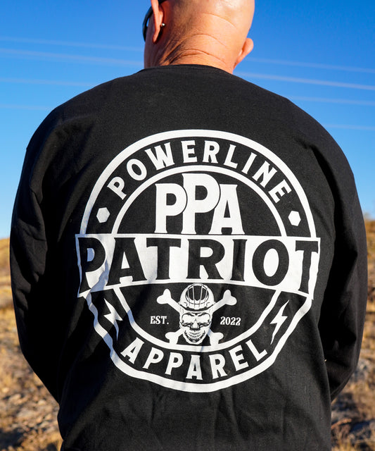 Powerline Patriot Logo Long Sleeve