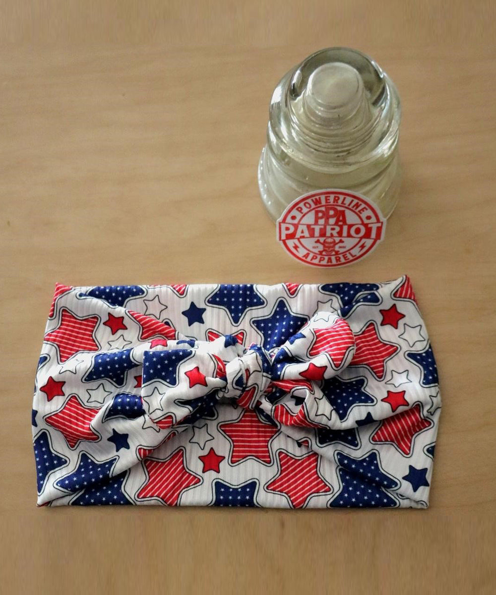 Faux Bow  Patriotic Wander and Arrow Head Hug