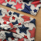 Faux Bow  Patriotic Wander and Arrow Head Hug