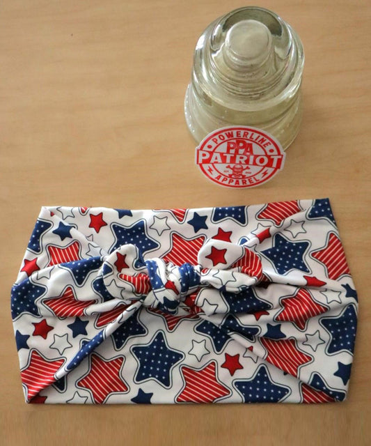 Faux Bow  Patriotic Wander and Arrow Head Hug