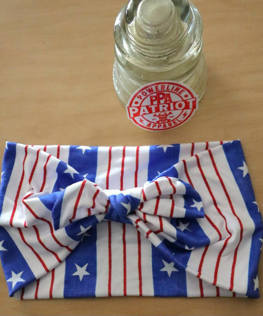 Faux Bow  Patriotic Wander and Arrow Head Hug